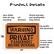 Signmission Private Please Knock Before Entering OSHA Warning Sign, Aluminum, 24in W x 18in L, 2PK OS-2PACK-WS-A-1824-L-12347 - alternate 7